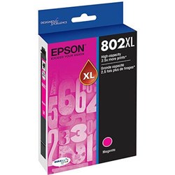 EPSON 802XL DURABRITE ULTRA INK CARTRIDGE HIGH YIELD MAGENTA