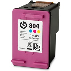 HP 804 INK CARTRIDGE TRI COLOUR T6N09AA