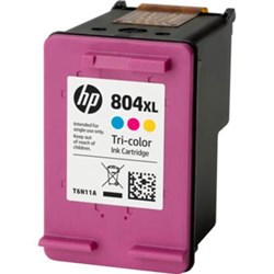 HP 804XL INK CARTRIDGE HIGH YIELD TRI COLOUR T6N11AA