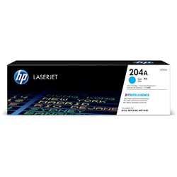 HP 204A LASERJET TONER CARTRIDGE CYAN CF511A
