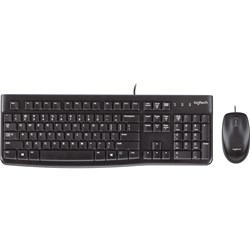 LOGITECH MK120 USB WIRED KEYBOARD AND MOUSE COMBO
