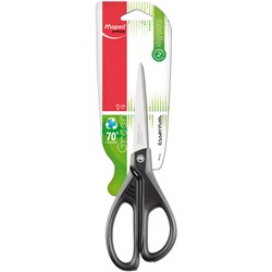 MAPED ESSENTIALS SCISSORS 210MM 60% RECYCLED BLACK HANDLE