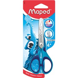 MAPED PULSE SCISSORS 130MM BLUNT TIP SOFT HANDLE ASSORTED COLOURS
