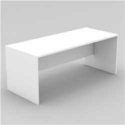 OM STRAIGHT DESK 1800W X 750D X 720MMH ALL WHITE