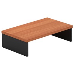 OM MONITOR RISER 600W X 350D X 175MMH CHERRY AND CHARCOAL