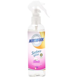 NORTHFORK SURFACE SPRAY DISINFECTANT AND DEODORISER FRESH LINEN FRAGRANCE 250ML