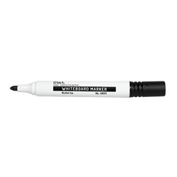 STAT WHITEBOARD MARKER BULLET 2.0MM BLACK