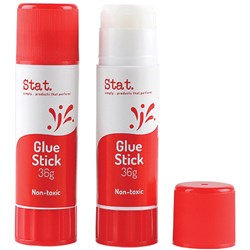 STAT GLUE STICK PVP CLEAR 36GM LARGE