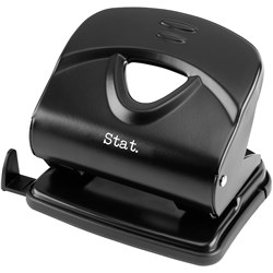 STAT HOLE PUNCH 2 HOLE 30 SHEET CAPACITY HEAVY DUTY BLACK