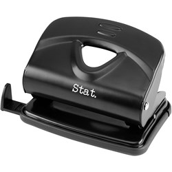 STAT HOLE PUNCH 2 HOLE 20 SHEET CAPACITY MEDIUM METAL BLACK