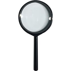 STAT MAGNIFYING GLASS 90MM BLACK