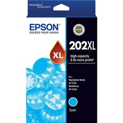 EPSON 202XL INK CARTRIDGE HIGH YIELD CYAN