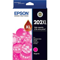 EPSON 202XL INK CARTRIDGE HIGH YIELD MAGENTA