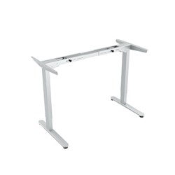 SYLEX ARISE BASIX 2 STAGE RECTANGLE DESK FRAME ONLY 725-1205MMH WHITE