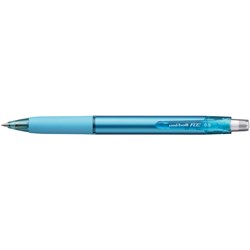 UNI-BALL URN180 RE ERASABLE GEL ROLLERBALL PEN RETRACTABLE FINE 0.5MM SKY BLUE