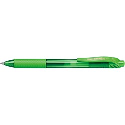PENTEL BL107 ENERGEL X GEL PEN RETRACTABLE FINE 0.7MM LIME GREEN