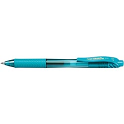PENTEL BL107 ENERGEL X GEL PEN RETRACTABLE FINE 0.7MM TURQUOISE