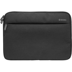 MOKI TRANSPORTER NOTEBOOK SLEEVE FOR 13.3 INCH LAPTOP PADDED CASE BLACK