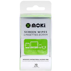 MOKI SCREEN WIPES PACK OF 10