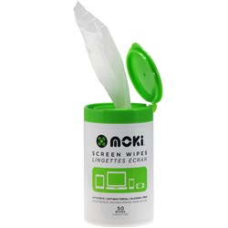 MOKI SCREEN WIPES PACK OF 50