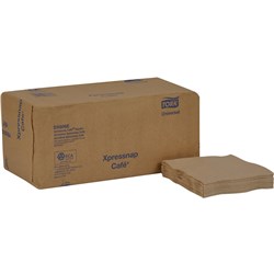 TORK XPRESSNAP NAPKIN CAF  1 PLY 500 SHEETS NATURAL CARTON OF 12