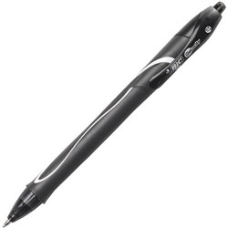 BIC GELOCITY GEL PEN RETRACTABLE MEDIUM 0.7MM BLACK PACK OF 12