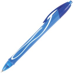BIC GELOCITY GEL PEN RETRACTABLE MEDIUM 0.7MM BLUE PACK OF 12