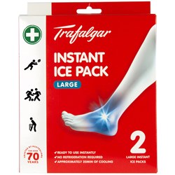 TRAFALGAR INSTANT ICE PACK LARGE 150 X 230MM PACK OF 2