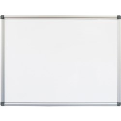 Rapidline Porcelain Whiteboard 1200W x 900mmH Aluminium Frame