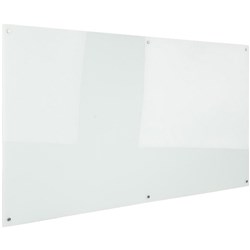 RAPIDLINE MAGNETIC GLASSBOARD 2100W X 15D X 1200MMH WHITE
