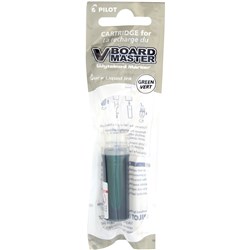 PILOT V BOARD MASTER BEGREEN WHITEBOARD MARKER REFILL CARTRIDGE GREEN