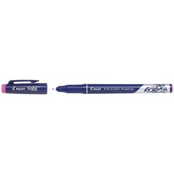 PILOT FRIXION FINELINER PEN ERASABLE SUPER FINE 0.45MM PINK