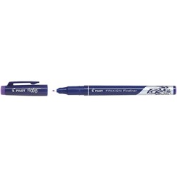 PILOT FRIXION FINELINER PEN ERASABLE SUPER FINE 0.45MM VIOLET