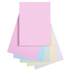 QUILL COLOUR COPY PAPER A4 80GSM PASTEL ASSORTED PACK OF 250
