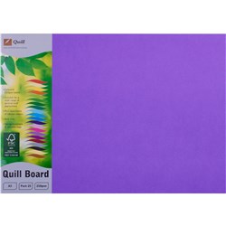 QUILL BOARD A3 210GSM LILAC PACK OF 25