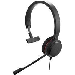 JABRA EVOLVE 20SE UC USB WIRED MONO HEADSET BLACK