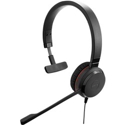 JABRA EVOLVE 30 II UC WIRED MONO HEADSET BLACK