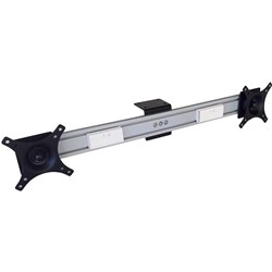STANDESK ACCESSORY DUAL MONITOR BRACKET SUITS MONITORS UP TO 600MMW SILVER