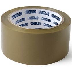 CUMBERLAND PACKAGING TAPE 45 MICRON 48MM X 75M BROWN PACK OF 6