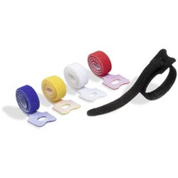 DURABLE CAVOLINE SELF GRIP CABLE TIE 200 X 20MM ASSORTED PACK OF 5