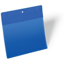 DURABLE DOCUMENT SLEEVE MAGNETIC A5 LANDSCAPE BLUE PACK OF 10