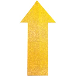 DURABLE FLOOR MARKINGS ARROW YELLOW PACK OF 10
