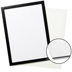 DURABLE DURAFRAME GRIP TEXTILE SURFACE A4 SIGN HOLDER BLACK