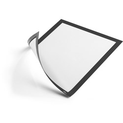 DURABLE DURAFRAME MAGNETIC SIGN HOLDER A4 BLACK PACK OF 5