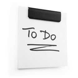 DURABLE DURAFIX SELF-ADHESIVE MAGNETIC CLIP 60MM BLACK PACK OF 5