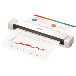 BROTHER DS-640 A4 PORTABLE DOCUMENT SCANNER WHITE