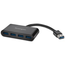 KENSINGTON UH4000 USB 3.0 4 PORT HUB BLACK