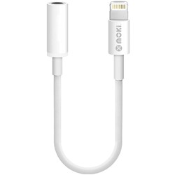 MOKI AUDIO CABLE ADAPTER LIGHTNING TO 3.5MM WHITE