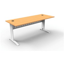 RAPIDLINE RAPID SPAN STRAIGHT DESK 1500W X 700D X 730MMH BEECH/WHITE