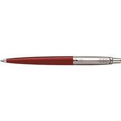 PARKER JOTTER ORIGINALS BALLPOINT PEN RED BARREL STAINLESS CLIP REFILL BLUE